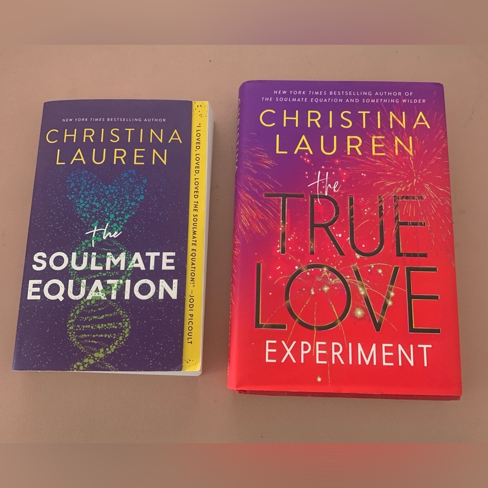 Two Christina Lauren Books - The Soulmate Equation and True Love Experiment